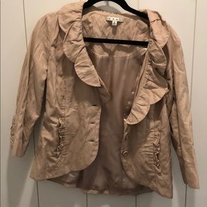 Cabi ruffle blazer